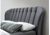 4ft Small Double Grey velour Elma buttoned bed frame 6